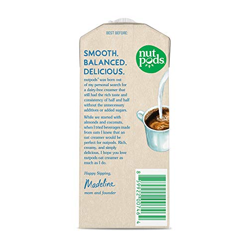 Nutpods Oat Coffee Creamer By Nutpods, French Vanilla 12-Pack