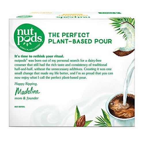 Nutpods Original, Unsweetened Dairy-Free Creamer, Whole30, Paleo
