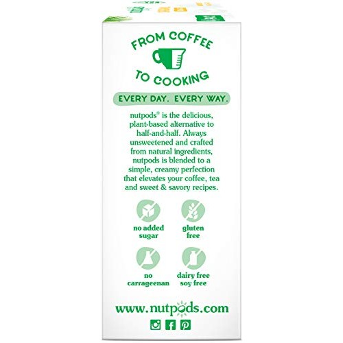 Nutpods Original, Unsweetened Dairy-Free Creamer, Whole30, Paleo