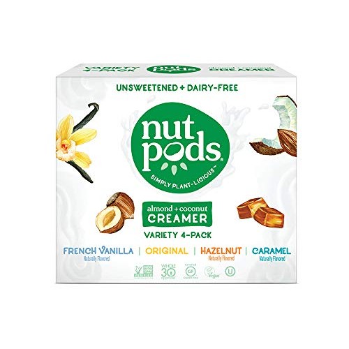 Nutpods Variety 4 Pack, Original, French Vanilla, Hazelnut And C