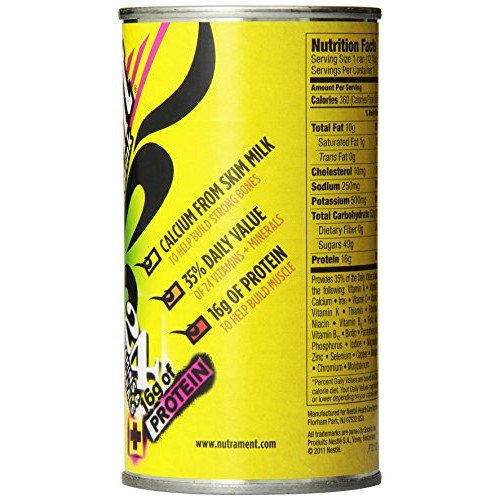 Energy And Fitness Drink, , 12 Ounce Cans Pack Of 12, Banana