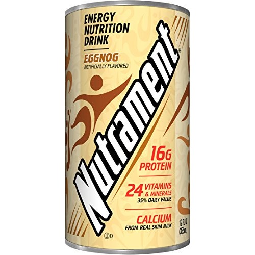 Nutrament Nutritional Drink, Egg Nog, 12 Ounce Pack Of 12