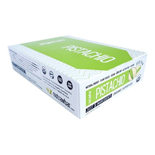 Nutrawbar, Organic Superfood, Raw Fruit And Nut Bar, Pistachio,