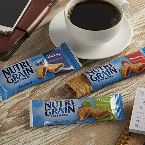 Kelloggs Nutri-Grain, Soft Baked Breakfast Bars, Variety Pack,