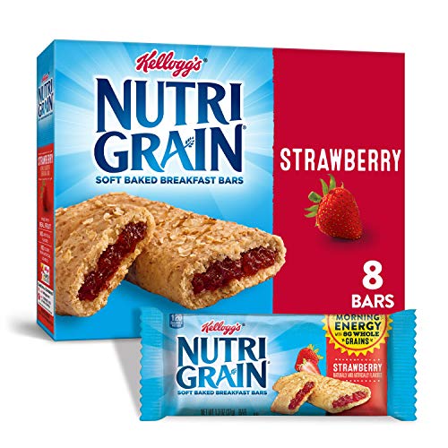 Kelloggs Nutri-Grain Soft Baked Breakfast Bars, Strawberry, 1.3
