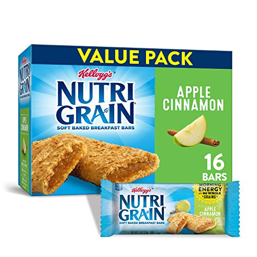 Kelloggs Nutri-Grain, Soft Baked Breakfast Bars, Apple Cinnamon