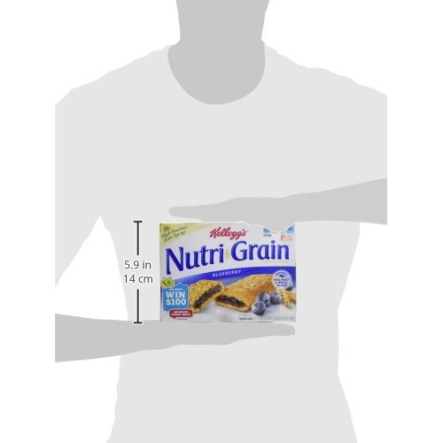 Kelloggs Nutri-Grain, Soft Baked Breakfast Bars, Blueberry, Mad