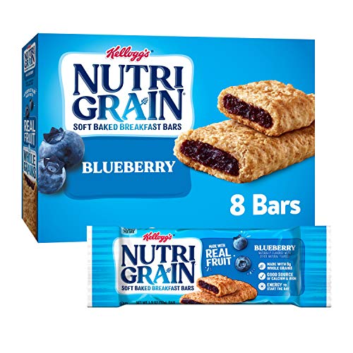 Kelloggs Nutri-Grain, Soft Baked Breakfast Bars, Blueberry, Mad