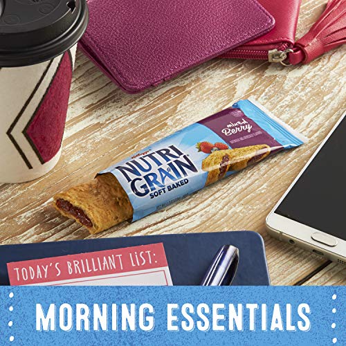 Kelloggs Nutri-Grain Soft Baked Mixed Berry Breakfast Bars - Sc