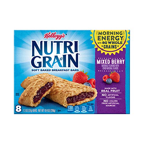 Kelloggs Nutri-Grain Soft Baked Mixed Berry Breakfast Bars - Sc