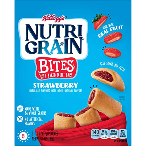 Nutri-Grain Bites Mini Breakfast Bars, Made With Whole Grains, K