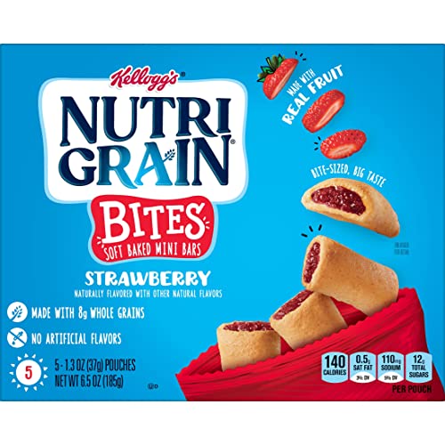 Nutri-Grain Bites Mini Breakfast Bars, Made With Whole Grains, K
