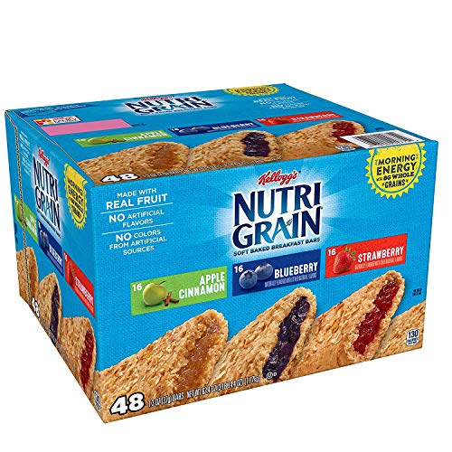 Nutri-Grain-Kelloggs Cereal Bars Variety Pack, 48-Count