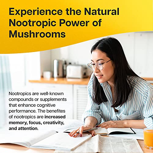 Mushroom Complex Supplements - Mushrooms Supplement with Lions M...