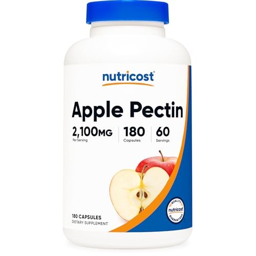 Nutricost Apple Pectin Capsules 2,100mg Per Serving, 180 Capsule...