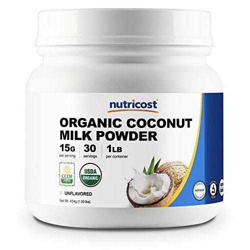 Nutricost Organic Coconut Milk Powder 1Lb - Non-Gmo, Certified O