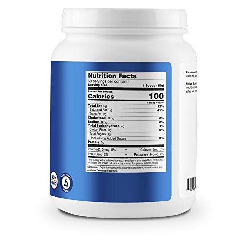 Nutricost Organic Coconut Milk Powder 2Lbs - Non-Gmo, Certified