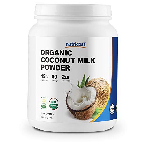 Nutricost Organic Coconut Milk Powder 2Lbs - Non-Gmo, Certified