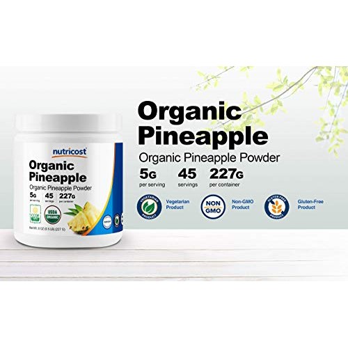 Nutricost Organic Pineapple Powder 8 Oz - Usda Certified Organ