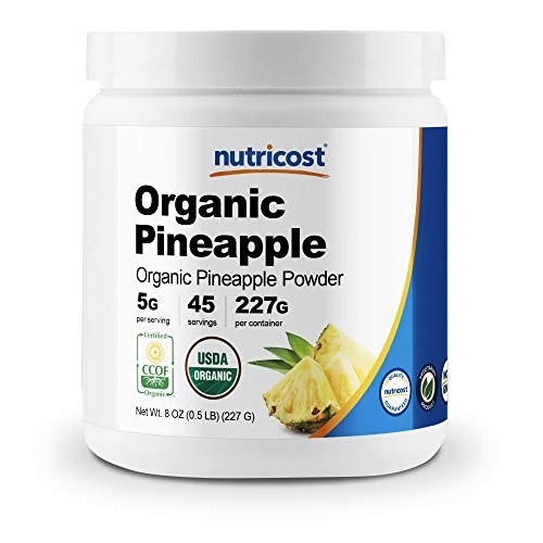 Nutricost Organic Pineapple Powder 8 Oz - Usda Certified Organ