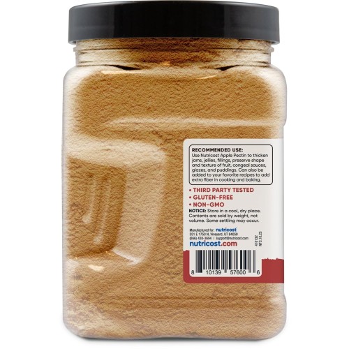 Nutricost Pantry Apple Pectin Powder (1 LB) Gluten-Free, Vegan, GMO-Free