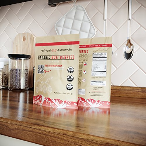 2 Lbs/32Oz Premium Organic, Raw &Amp; Dried Goji Berries - Usda Cert