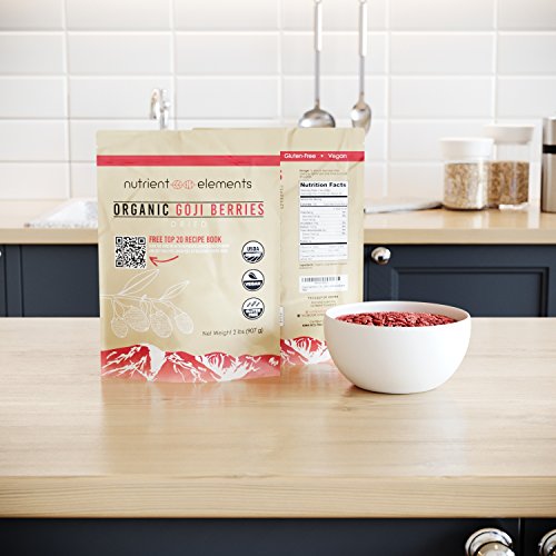 2 Lbs/32Oz Premium Organic, Raw &Amp; Dried Goji Berries - Usda Cert