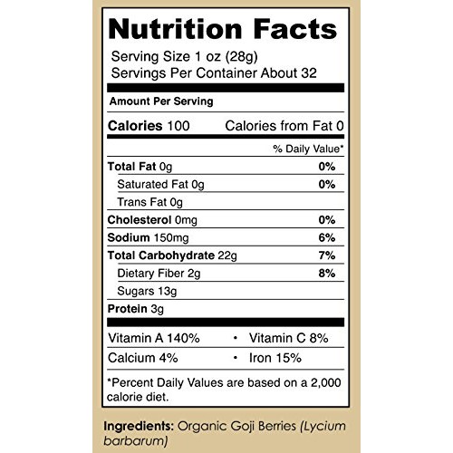 2 Lbs/32Oz Premium Organic, Raw &Amp; Dried Goji Berries - Usda Cert