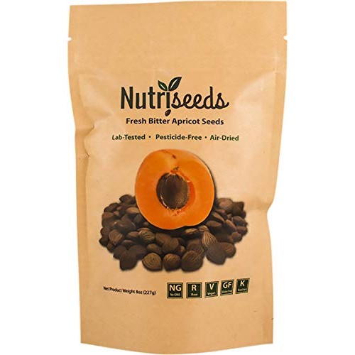 Nutriseeds Bitter Apricot Seeds | California Grown | Certified P