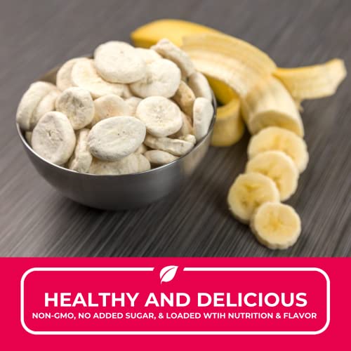 Nutristore Freeze Dried Bananas | 20 Servings | Emergency Surviv