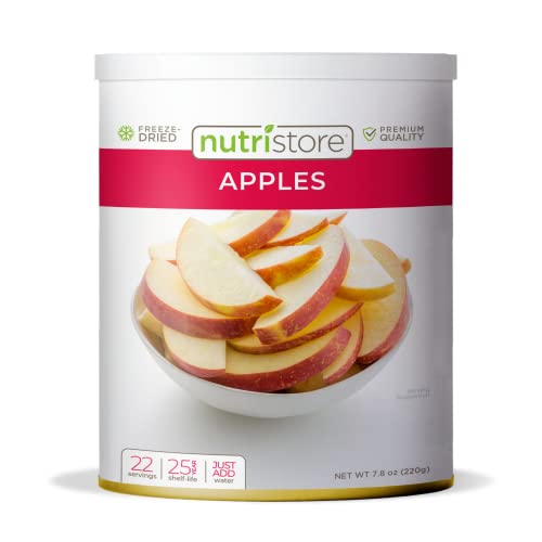 Nutristore Freeze Dried Fuji Apples | #10 Can Fruit | Perfect He
