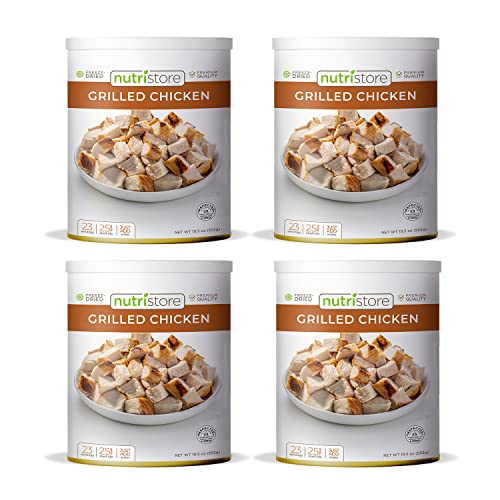 Nutristore Freeze-Dried Grilled Chicken | Premium Quality Pre-Co