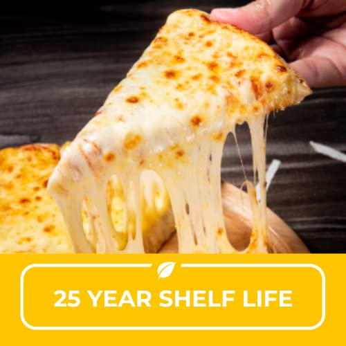 Nutristore Freeze Dried Mozzarella Cheese Shredded 4-Pack | 80 L...