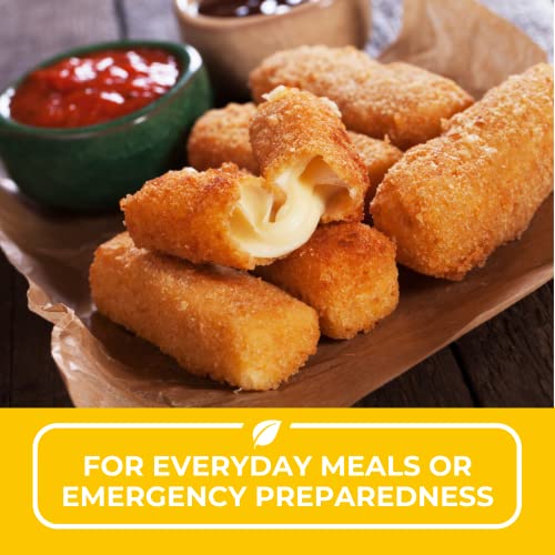 Nutristore Freeze Dried Mozzarella Cheese Shredded 4-Pack | 80 L...