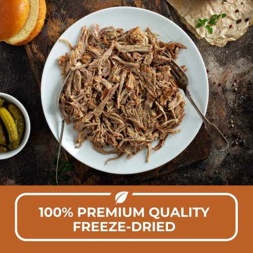 Nutristore Freeze Dried Pulled Pork | Pre-Cooked Bbq Meat For Ba