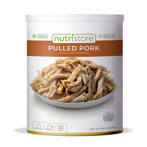 Nutristore Freeze Dried Pulled Pork | Pre-Cooked Bbq Meat For Ba