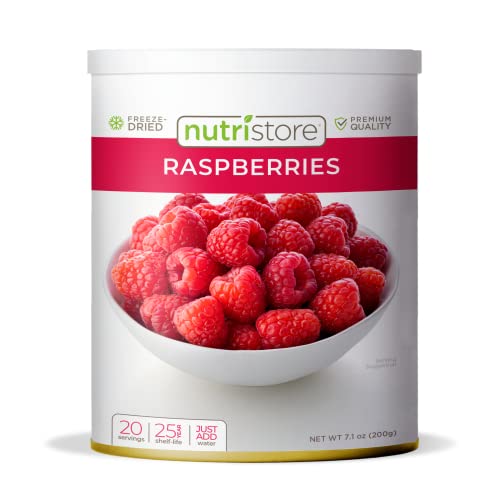 Nutristore Freeze Dried Raspberries | 100% Natural, Healthy Frui