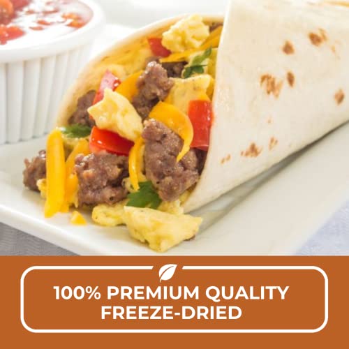 Nutristore Freeze Dried Sausage | Pre-Cooked Ground Pork Meat Fo