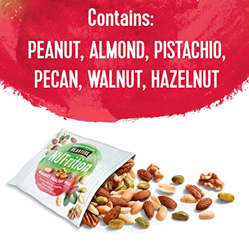 Planters Nut-Rition Heart Healthy Snack Nuts Mix, 9.75 Oz Canist