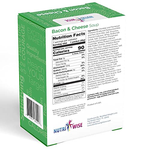 NutriWise – High Protein 15g Soup | 7/Box | Weight Loss, Diet, K...