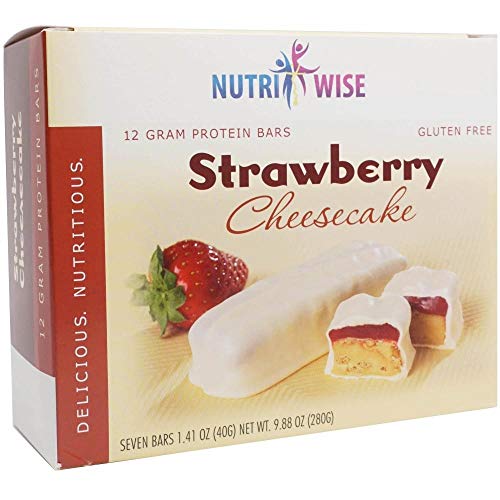 Nutriwise - Strawberry Cheesecake Diet Bars | Low Sugar, Low Cal