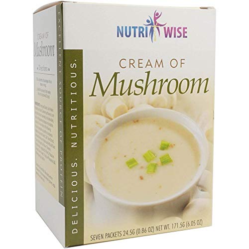 Nutriwise - Cream Of Mushroom 15G High Protein Diet Soup | Low C