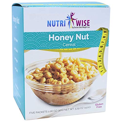 Nutriwise - High Protein Diet Cereal | Honey Nut | Low Calorie,