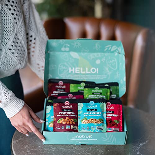 Nutruit Gourmet Healthy Snack Box 20 Packs - Individually Pack...