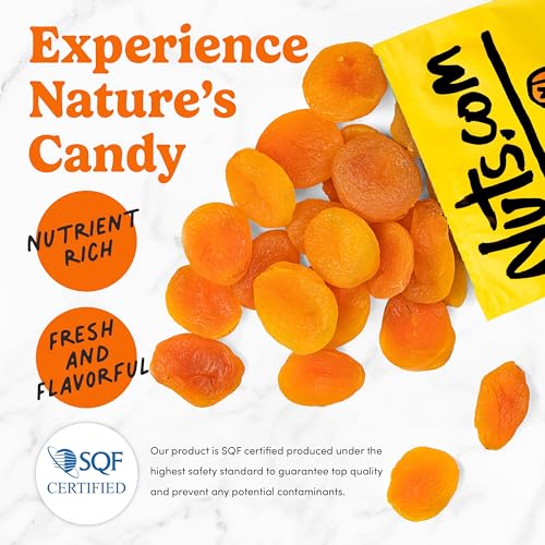 Nuts.com – Dried Apricots – No Sugar Added, Healthy Fruit Snack ...
