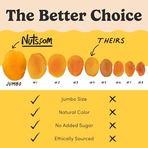 Nuts.com – Dried Apricots – No Sugar Added, Healthy Fruit Snack ...