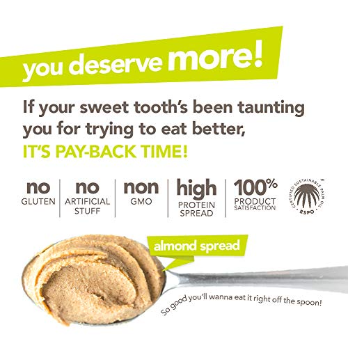 Nuts N More Almond Butter Spread, All Natural High Protein Nut