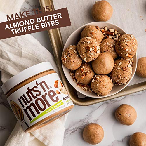 Nuts N More Almond Butter Spread, All Natural High Protein Nut