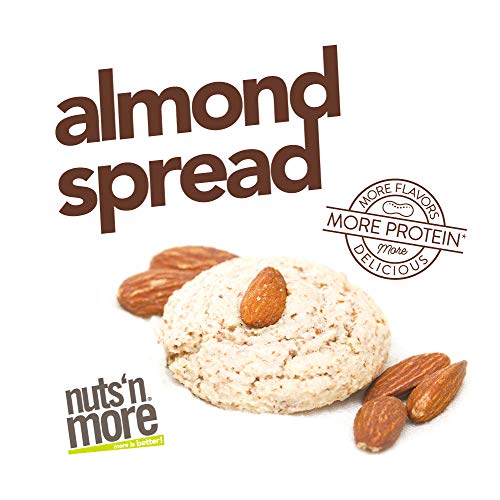 Nuts N More Almond Butter Spread, All Natural High Protein Nut