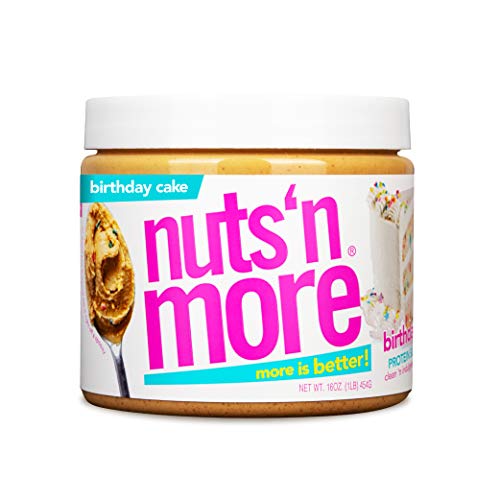Nuts N More Birthday Cake Peanut Butter Spread, All Natural Hig